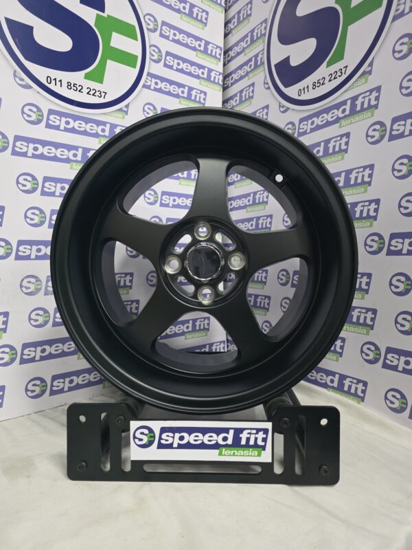 15" SPOON  - MATT BLACK 4X100 
6,5J ET35
